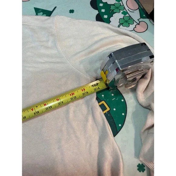 Jane + Delancey Womens XL Light Pink Crew Neck Sweatshirt Long Sleeve Pullover - Picture 4 of 6